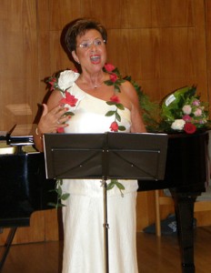 Sopranistin Hildegard Zimmermann