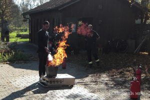 Brandschutzübung in Erharting