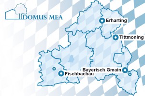 Standorte der Domus Mea-Gruppe